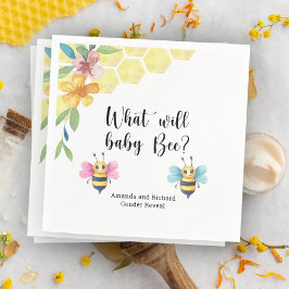 Was wird das Baby sein? Serviette