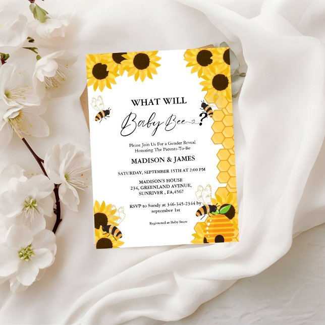 Was wird das Bienengeschlecht der Säuglinge offenb Einladung (Von Creator hochgeladen)