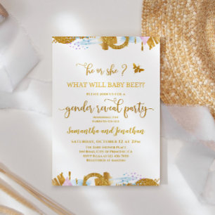 Was wird das Thema Gender Reveal sein? Einladung