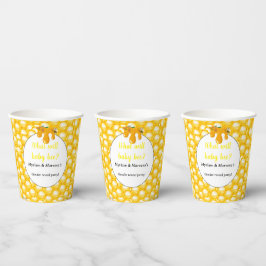 Was wird die Biene Geschlecht zeigen Party Pappbecher