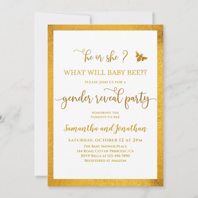 Was wird die Einladung des Kindes sein? (Vorderseite)