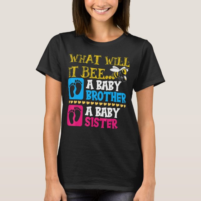 Was wird es ein kleiner Bruder oder eine kleine Sc T-Shirt (Vorderseite)
