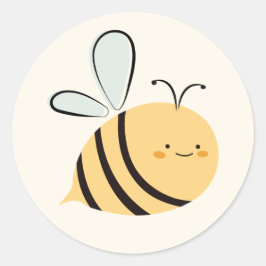 Was wird es sein, eine Niedliche Babydusche aufzud Runder Aufkleber