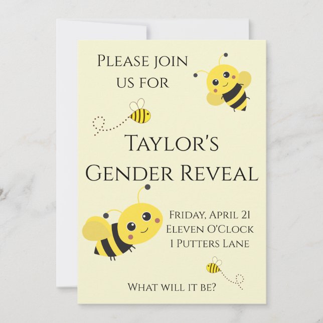 Was wird es sein? einladung (Vorderseite)