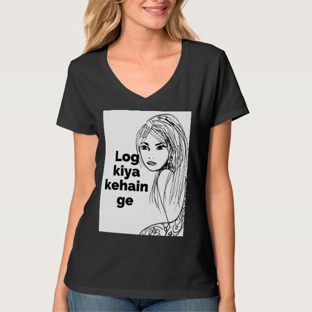 Was wird, sagen Leute (Urdu) T-Shirt (Vorderseite)