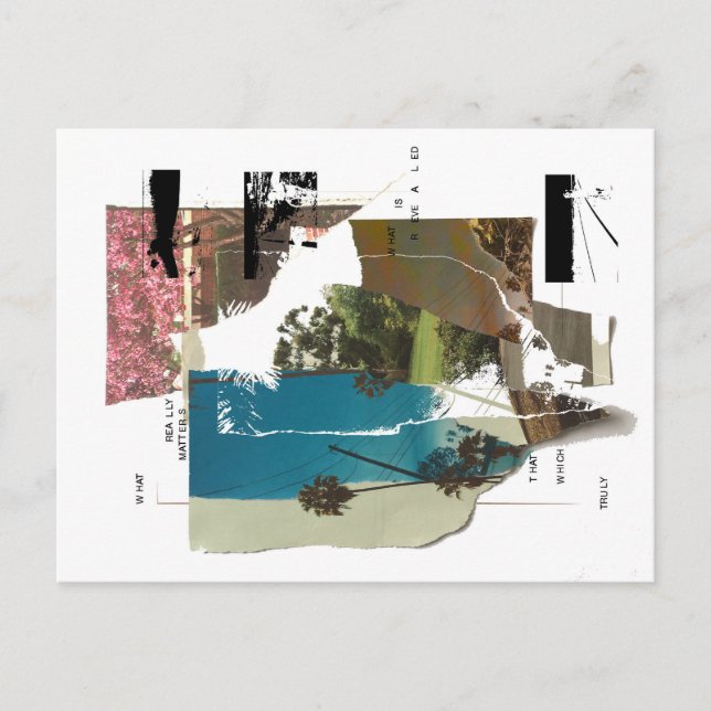 Was wirklich zählt feiertagspostkarte (Vorderseite)