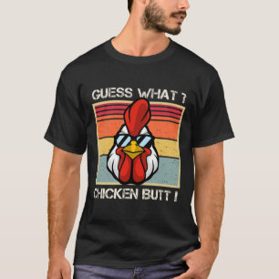 Was wohl? Hühnerpopo Lustiger Retro-Humor T-Shirt