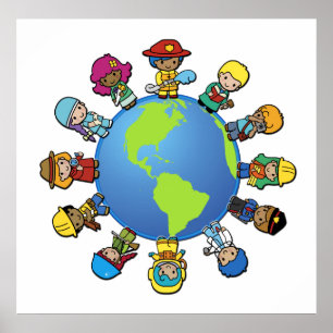 Was wollen Sie, um zu sein (wenn Sie aufwachsen)? Poster