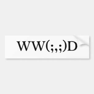 Was würde Cthulhu tun? B auf w-Text Autoaufkleber