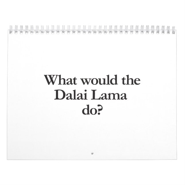 Was würde Dalai Lama tun? Kalender (Titelbild)