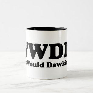 Was würde Dawkins tun? Zweifarbige Tasse