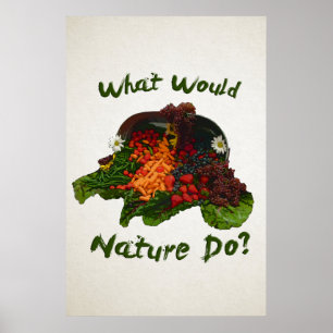 Was würde die Natur tun? Poster