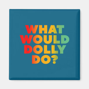 Was würde Dolly Illustration Magnet