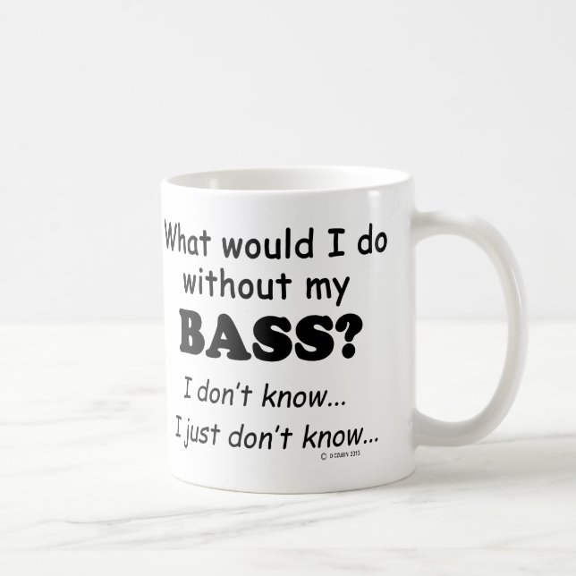 Was würde ich tun, Bass Coffee Tasse (Rechts)