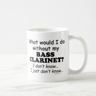 Was würde ich tun, Bass Klarinette Kaffee Tasse