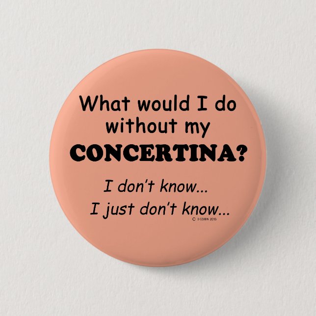 Was würde ich tun, Concertina Button (Vorderseite)
