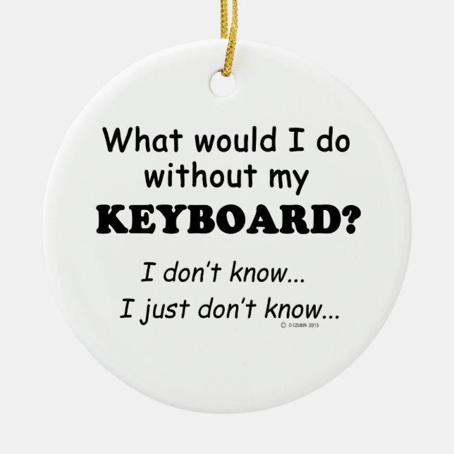 Was würde ich tun? keramikornament (Vorne)