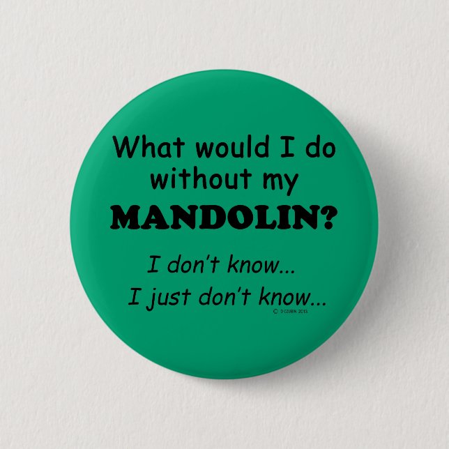 Was würde ich tun, Mandolin Button (Vorderseite)