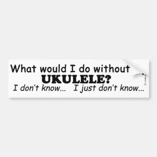 Was würde ich tun, Ukulele Autoaufkleber