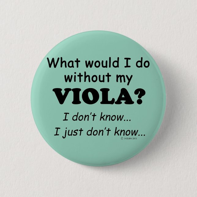 Was würde ich tun, Viola? Button (Vorderseite)