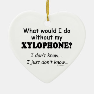 Was würde ich tun, Xylophone Keramikornament