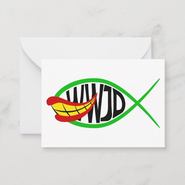 Was würde Joker tun? Mitteilungskarte (Vorderseite)