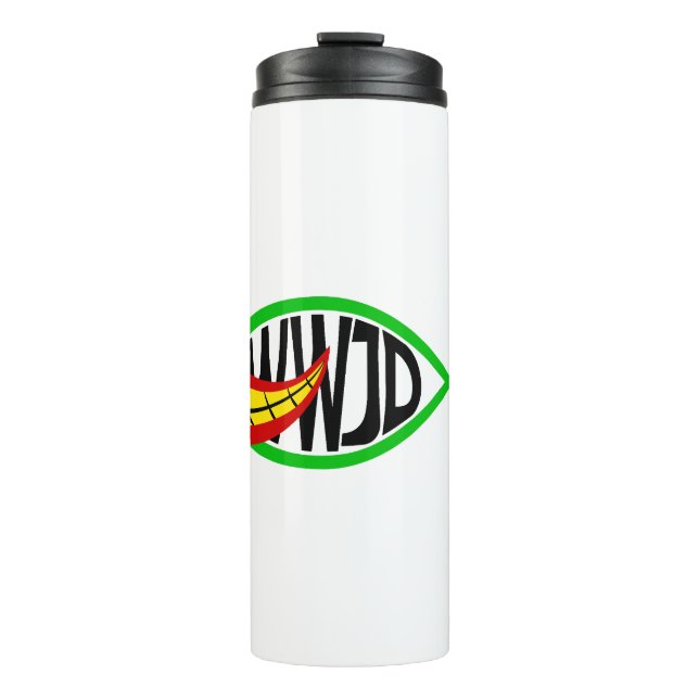 Was würde Joker tun? Thermosbecher (Vorderseite)