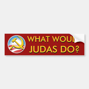 Was würde Judas tun? Autoaufkleber