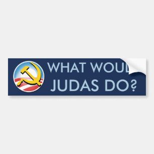 Was würde Judas tun? Autoaufkleber