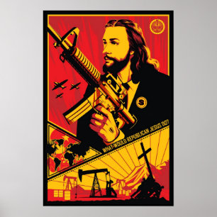 Was würde republikanischer Jesus tun? Poster
