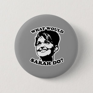 Was würde Sarah tun? Button