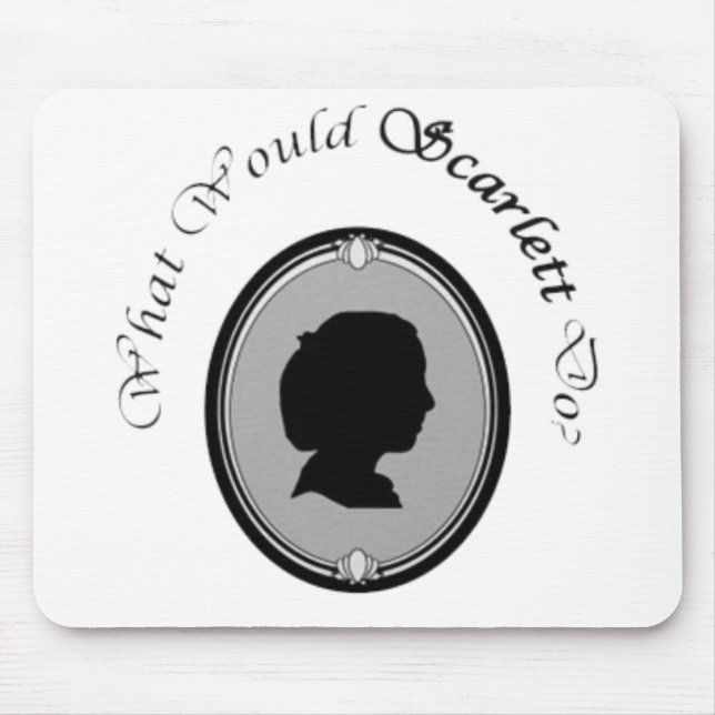  Was würde Scarlett tun?Mousepad Mousepad (Vorne)