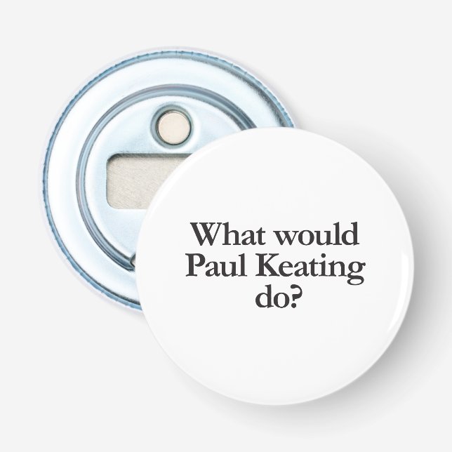 Was würde zu wenig tun? flaschenöffner (Vorderseite)