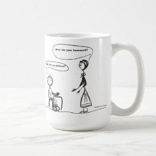Was würden Sie aßen meine Hausaufgaben glauben? Tasse