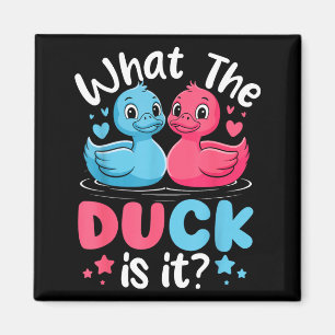 Was zum Enten ist Baby Geschlecht Enthüllungsfeier Magnet