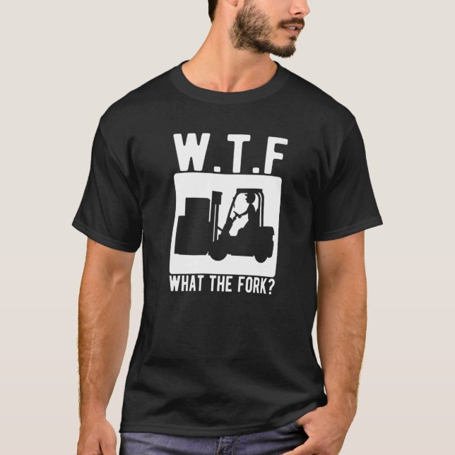 Was zum Gabelstaplerfahrer Gabelstapler   T-Shirt (Vorderseite)