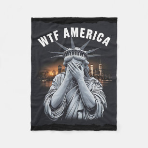 Was zum Teufel Amerika Anti-Trump-USA-Politik und Fleecedecke