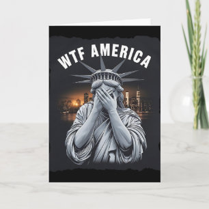 Was zum Teufel Amerika Anti-Trump-USA Politisch Un Karte
