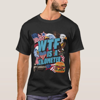 Was zum Teufel ist ein Kilometer Familien-Vintage- T-Shirt