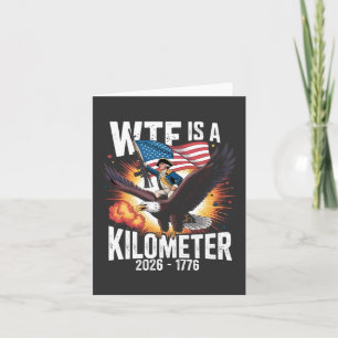 Was zum Teufel ist ein Kilometer Lustig 250. Jubil Karte