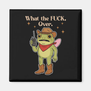 Was zum Teufel ist über lustigen Frosch Walkie Tal Magnet