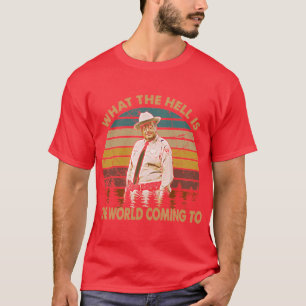 Was zum Teufel Smokey der Bandit Lächeln Gesichts- T-Shirt