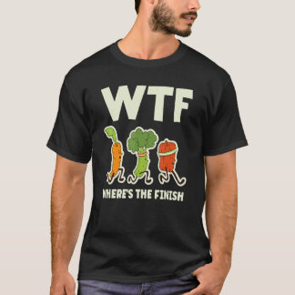 Was zum Teufel, wo ist das Ziel, Gemüse läuft T-Shirt