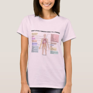 Was zystische Fibrose für eine Person anatomisch b T-Shirt