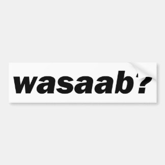 wasaab? autoaufkleber