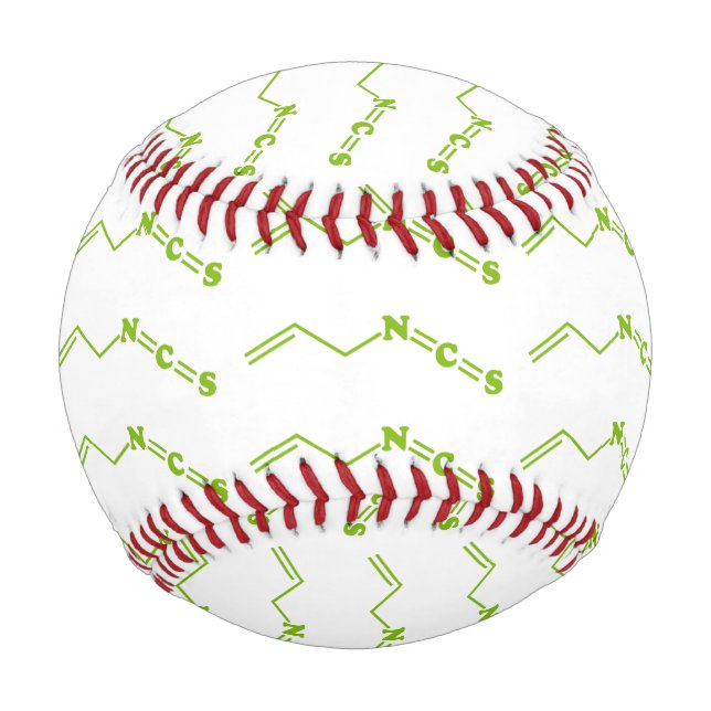 Wasabi Allyl Isothiocyanat Molekulare Formel Baseball (Vorderseite)
