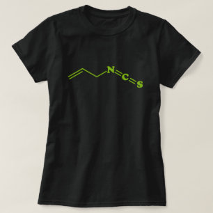 Wasabi Allyl Isothiocyanat Molekulare Formel T-Shirt
