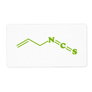 Wasabi Allyl-Isothiocyanat-Molekülformel