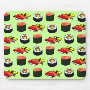 Wasabi Green Sushi Mousepad