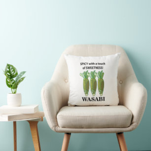 Wasabi scharf mit einer Touch von Süße Wasabi Kissen